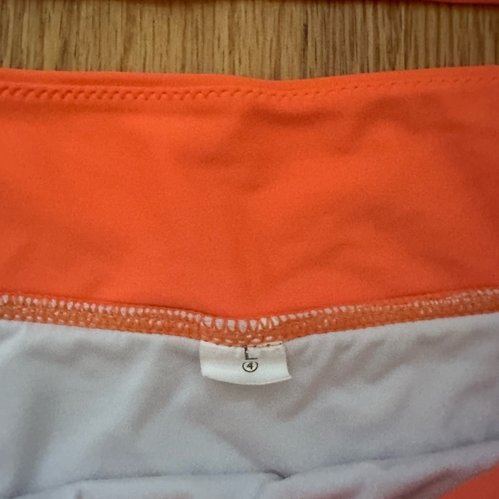 Zaful Pink, White & Orange Bikini Set - Picture 6 of 6